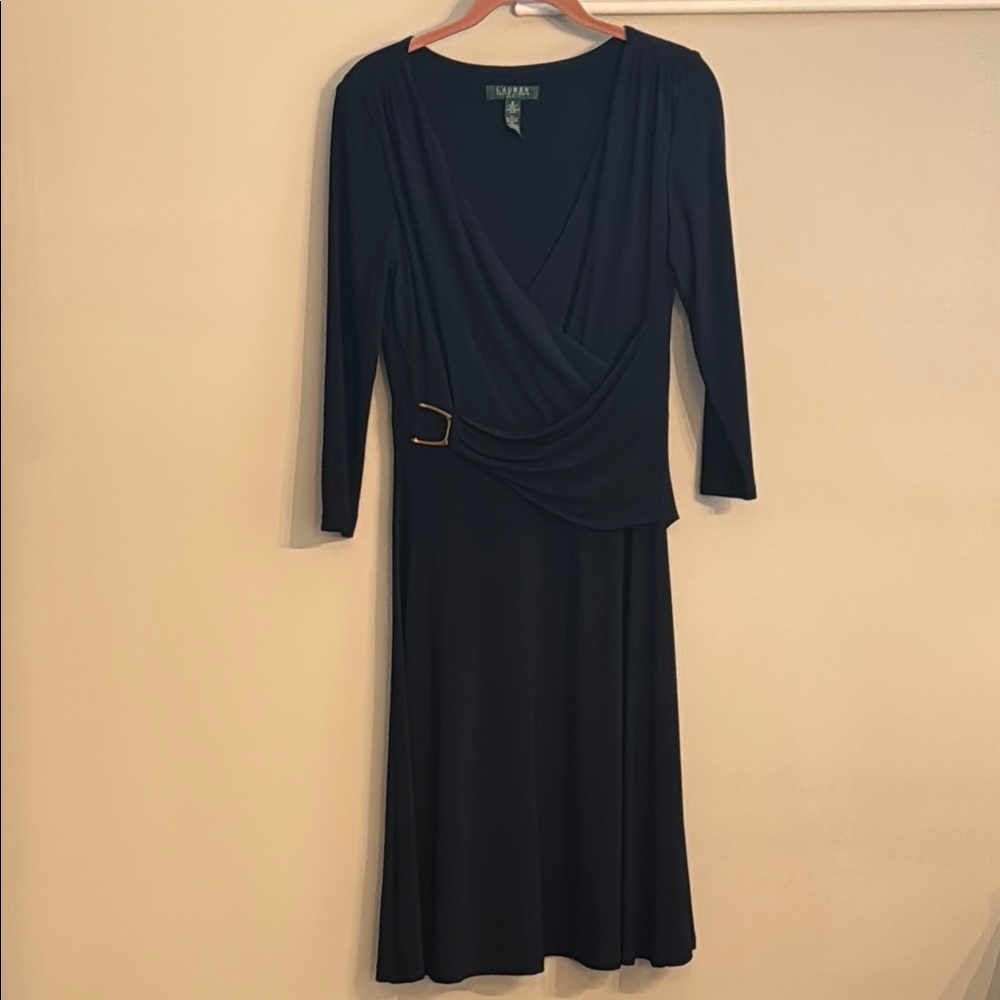 Navy Wrap Dress (never worn)